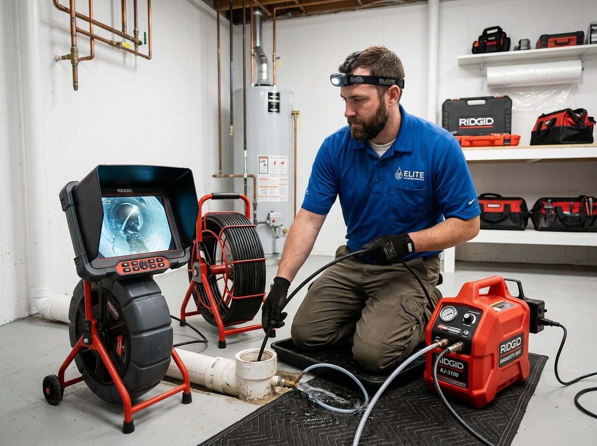 Fiber-Optic Sewer Camera and Hydro Jetting Diagnostic Equipment in Nashville